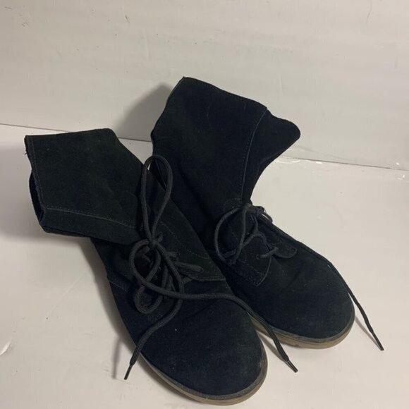 Dirty Laundry black suede leather lace up boots - Picture 9 of 10